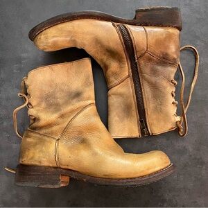 Bedstu Cheshire leather boots rustic style size 6.5w